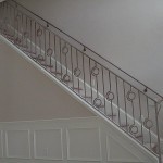 Deco Style Circles Stair Railing