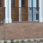 Decorative Cast Picket Double Stair Railing