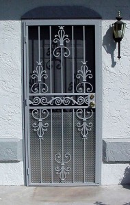 Mediterranean Style Security Door