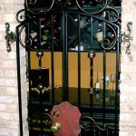 Old World Style Wine Cellar Gate