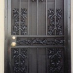 Security Door With Acorn And Oak Castings