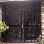 Security Screened Enclosure And Door With Box Detail