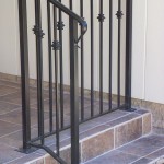 Straight Picket Railing With Collars