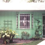 White Window Bars And Security Door