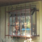 Window Bars With Scroll Fleur Castings For Garden Window