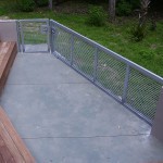 Wire Mesh Aluminum Slide And Walk Gates