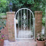 Arched Top Courtyard Gate