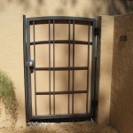 Craftsman Styled Privacy Gate