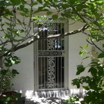 Security Door with Oak Leaf Castings