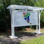 Pergola Style Directory and Map for Industrial Park